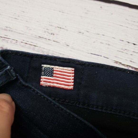 True Religion Halle Mid Rise Super Skinny Jeans Size 30 dark wash - Picture 6 of 14